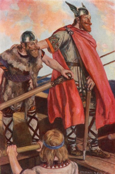 Erik il Rosso salpa per la Groenlandia da Stephen Reid